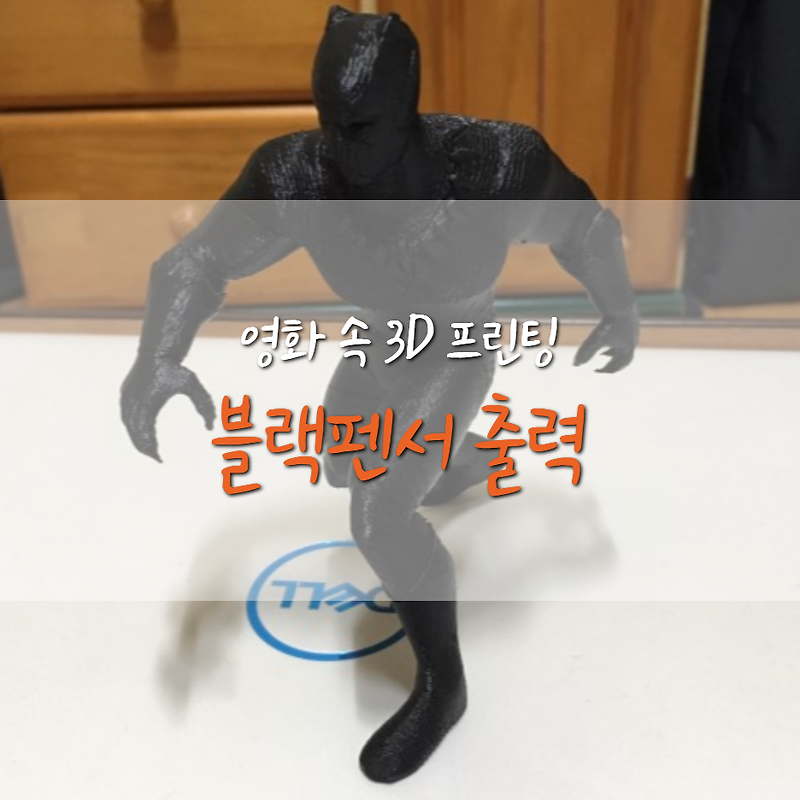 [영화속 3D 프린팅] 블랙팬서 출력하기!