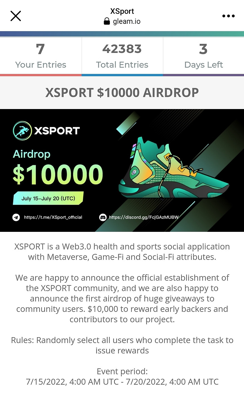 XSPORT는 Metaverse, Game-Fi 및 Social-Fi 속성이 포함된 Web3.0 건강 및 스포츠 소셜 애플리케이션