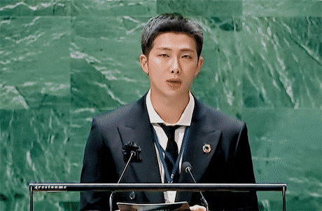 RM, 대한민국 대통령 특사 방탄소년단입니다