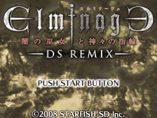 스타피쉬 SD - 엘미나쥬 DS 리믹스 어둠의 무녀와 신들의 반지 (エルミナージュ DS Remix ~闇の巫女と神々の指輪~ - Elminage DS Remix Yami no Miko to Kamigami no Yubiwa) NDS - RPG (롤플레잉)