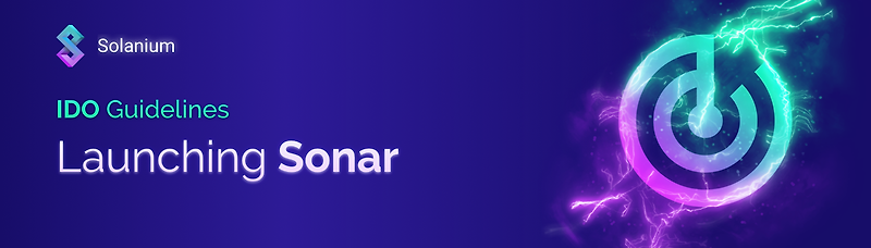 [Solanium 솔라니움] Sonar Watch 출시 - IDO 디테일