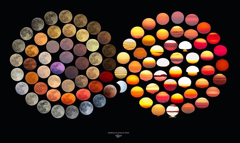 달 색깔만 10년 동안 추적한 이탈리아 초등학교 교사 VIDEO:Photographer Spends 10 Years Capturing 48 Stunning Colors of the Moon