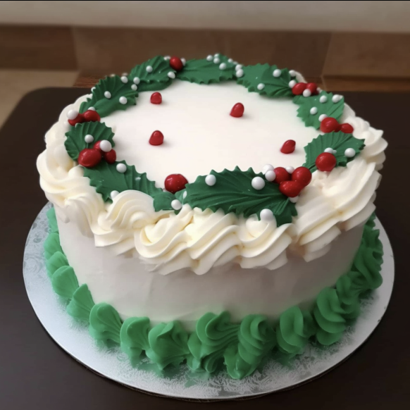 크리스마스 감성을 담은 특별한 케이크 디자인, 특별한 순간을 만들어보세요