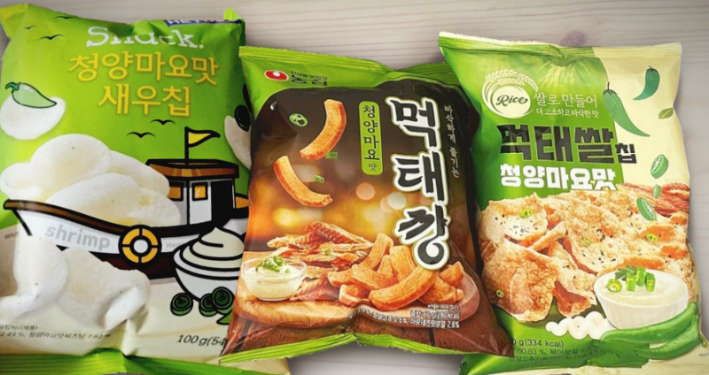 먹태쌀칩vs먹태깡vs청양마요맛 새우칩 먹태깡류 맛, 가격, 칼로리 3종 비교 리뷰!