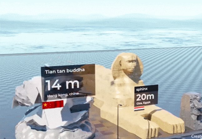 세계에서 가장 높은 조각상들  VIDEO: Tallest statue size comparison  3d animation