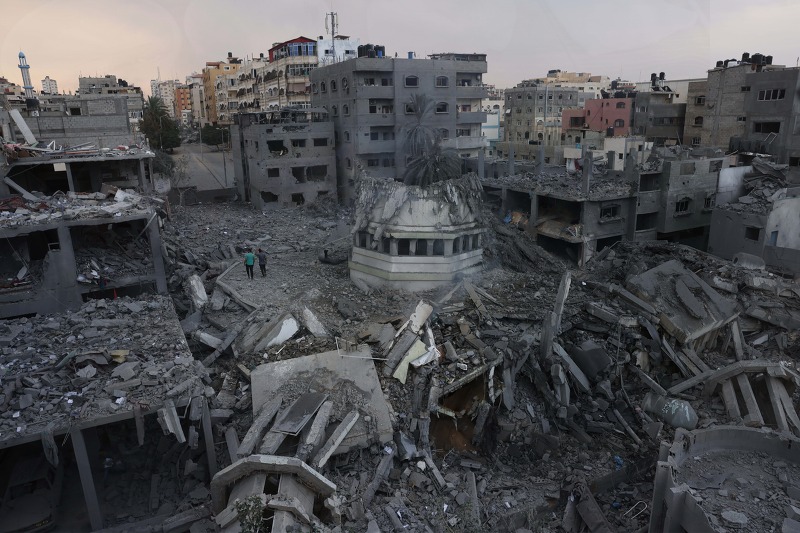 이스라엘 팔레스타인 분쟁 가자지구 대규모 공습