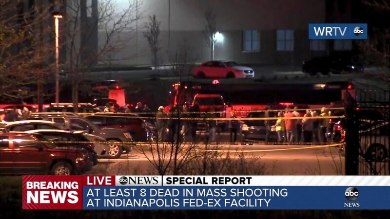 연일 미국에서 발생되고 있는 총격 사고. VIDEO:.At least 8 people killed in shooting at Indianapolis FedEx facility; suspect also dead