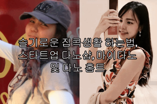 슬기로운 집콕생활 하는법, 스타트업 다노샵, 마이다노 및 다노 홈트