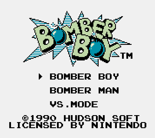 GB - Bomber Boy (게임보이 / ゲームボーイ 게임 롬파일 다운로드)