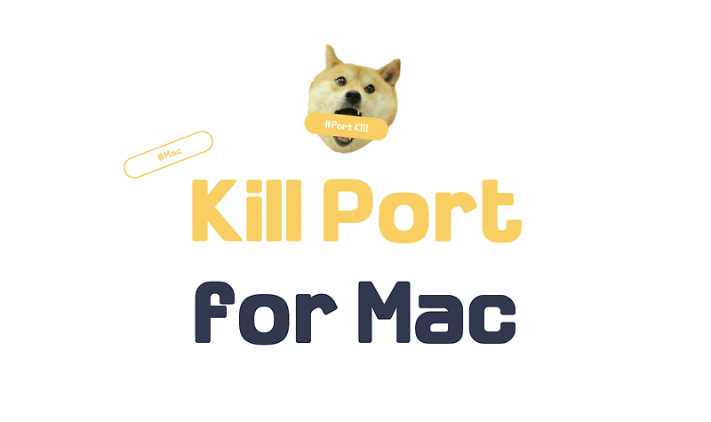 MAC에서 사용중인 특정 포트 찾아서 포트 kill하는 방법
