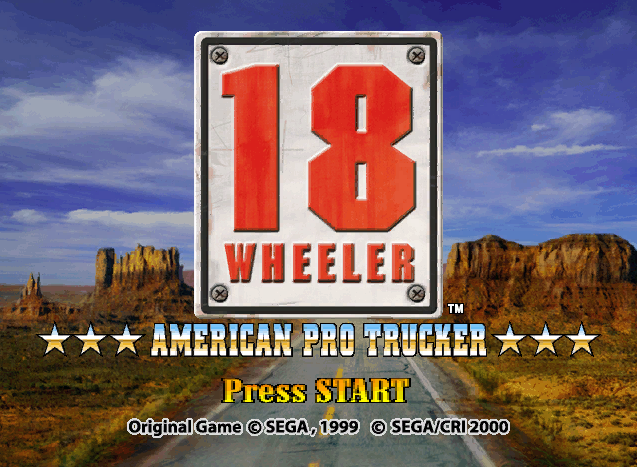 세가 (SEGA) - 18 휠러 아메리칸 프로 트럭커 18 Wheeler American Pro Trucker USA (게임큐브 - GC - iso 다운로드)