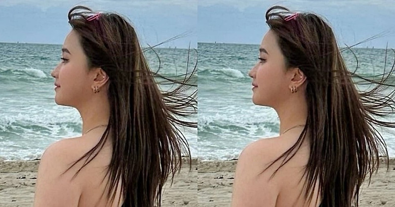 '안정환이혜원' 딸 안리원, 뉴욕대 퀸카의 애플힙 과시한 수영복 몸매...숨 막히는 모노키니 자태