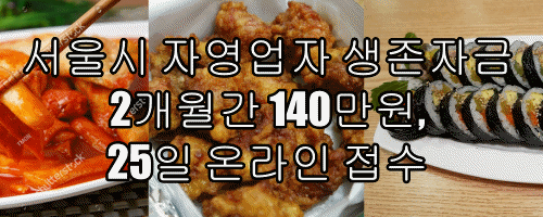 서울시 자영업자 생존자금 2개월간 140만원, 25일 온라인 접수