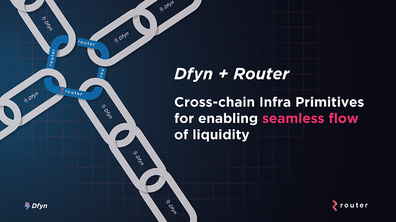 [Dyfn] 원활한 DeFi 유동성: Dfyn과 Router를 통한 크로스체인 인프라 활성화