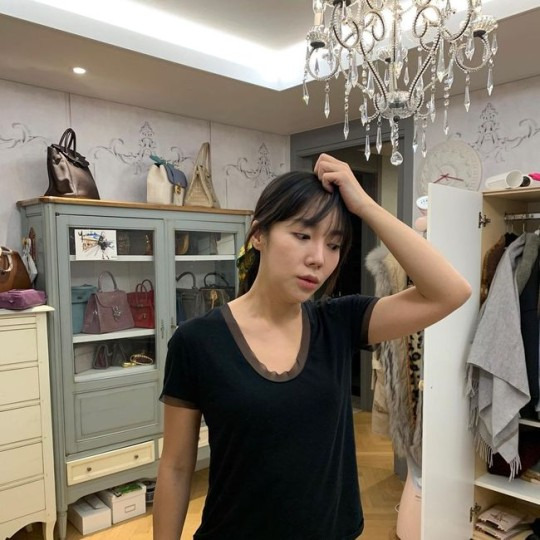 이범수︎’ 이윤진, 명품백이 도대체 몇 개야? 집콕 중 럭셔리 옷방 정리