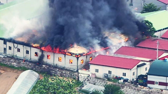 [현장] 폭발하듯 솟구친 불길..공장 · 야산 잇단 화재