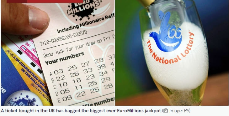 3천억 원 역대 최고 복권 당첨자 탄생 ㅣ 복권 1등 당첨자 알아야 할 관리 수칙 EuroMillions: One lucky UK ticket wins BIGGEST ever £195million mega-jackpot