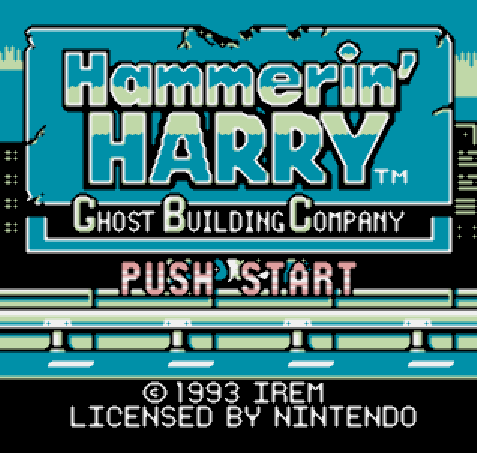 해머링 해리 고스트 빌딩 컴퍼니 Hammerin' Harry Ghost Building Company Europe (게임보이 - GB)