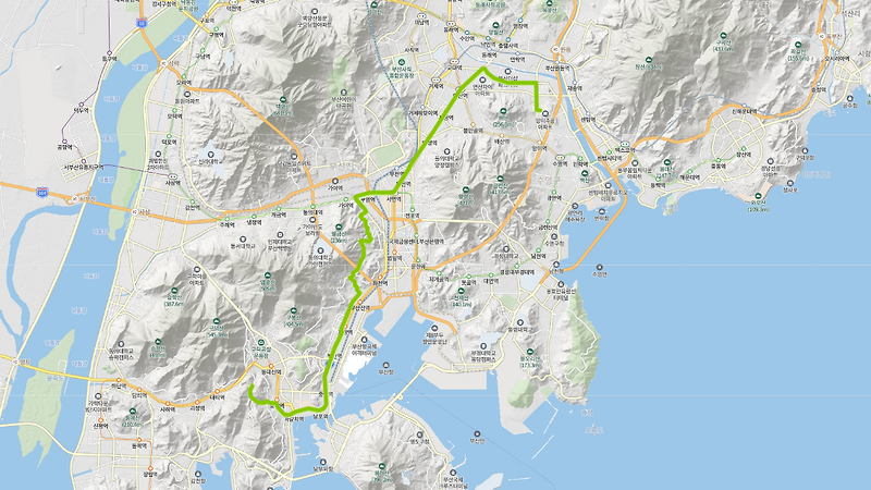 [시내]부산 87번 버스 노선 정보 : 연산동, 시청, 부전시장, 서면, 부산역, 자갈치역
