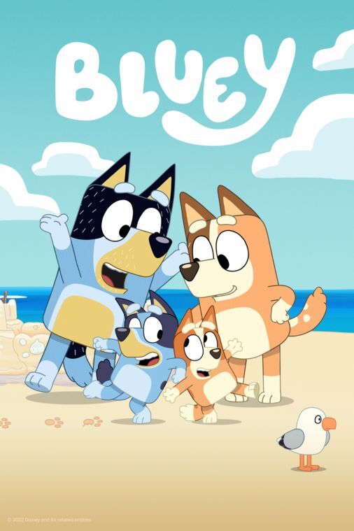 블루이(BLUEY), 가족 만화영화