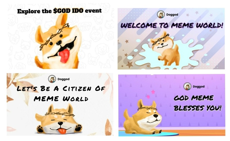 DOG to GOD 밈코인 에어드랍 10,000 2일내 배포(추천시 50,000) 간단 미션