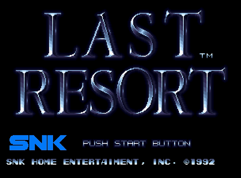 SNK - 라스트 리조트 세계판 Last Resort World (네오지오 CD - NG-CD - iso 다운로드)