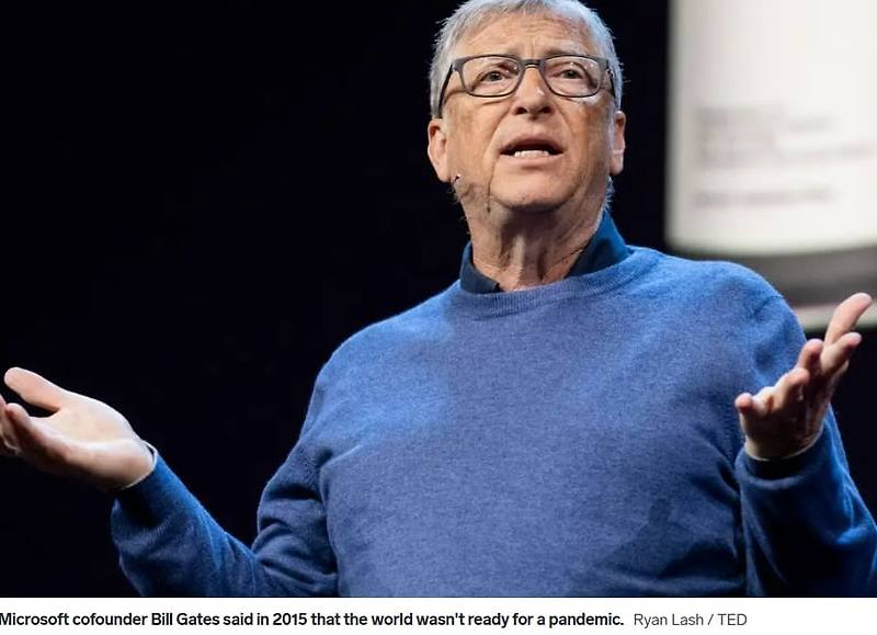 빌게이츠는 왜 지구인들에게 잇따른 경고를 날릴까 VIDEO:Bill Gates says there's 'way above' a 5% risk we haven't seen the worst of the COVID-19 pandemic