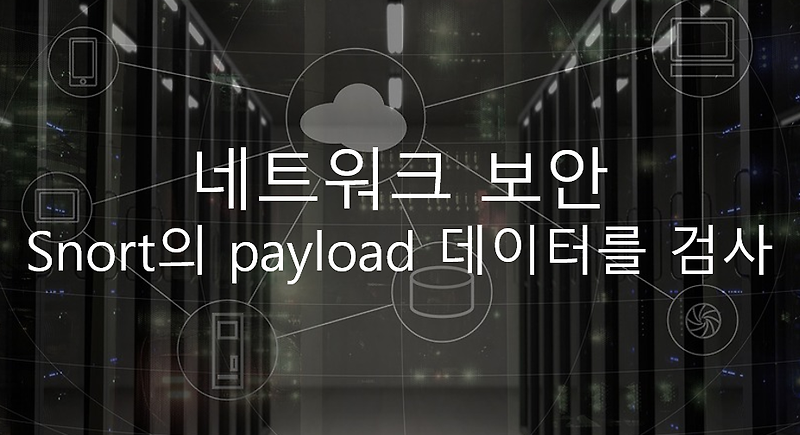 네트워크 보안 - Snort의 payload 데이터 검사 항목