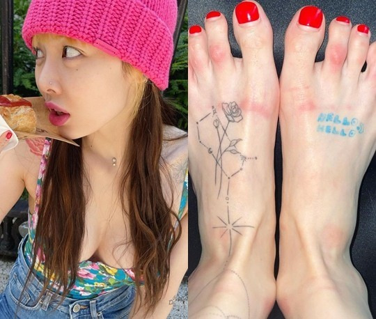 현아, 엉망이 되버린 발 사진! 충격 비주얼 안타까워 [사진]