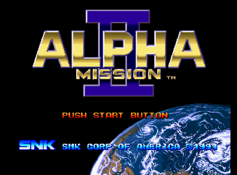 SNK - 알파 미션 2 세계판 Alpha Mission II World (네오지오 CD - NG-CD - iso 다운로드)