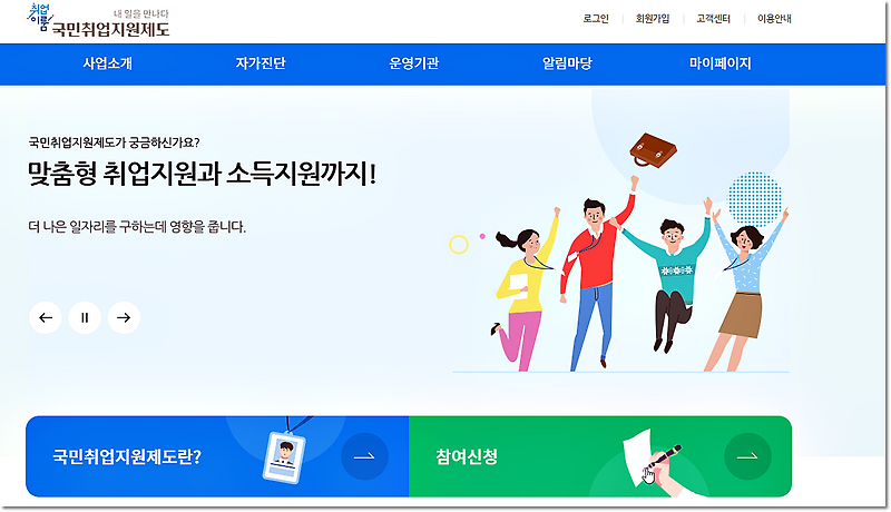 국민취업지원제도 - 지원 대상 및 신청 방법