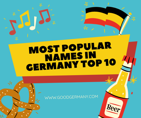 독일에서 가장 인기 있는 이름 톱 10