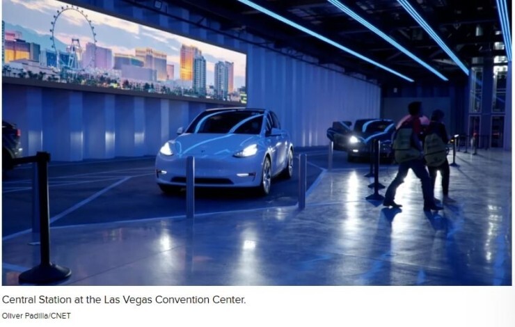 일론 머스크의 공상과학 같은 터널 현실화되다 VIDEO: Elon Musk's Boring Tunnel Las Vegas Loop (Watch the FULL RIDE)
