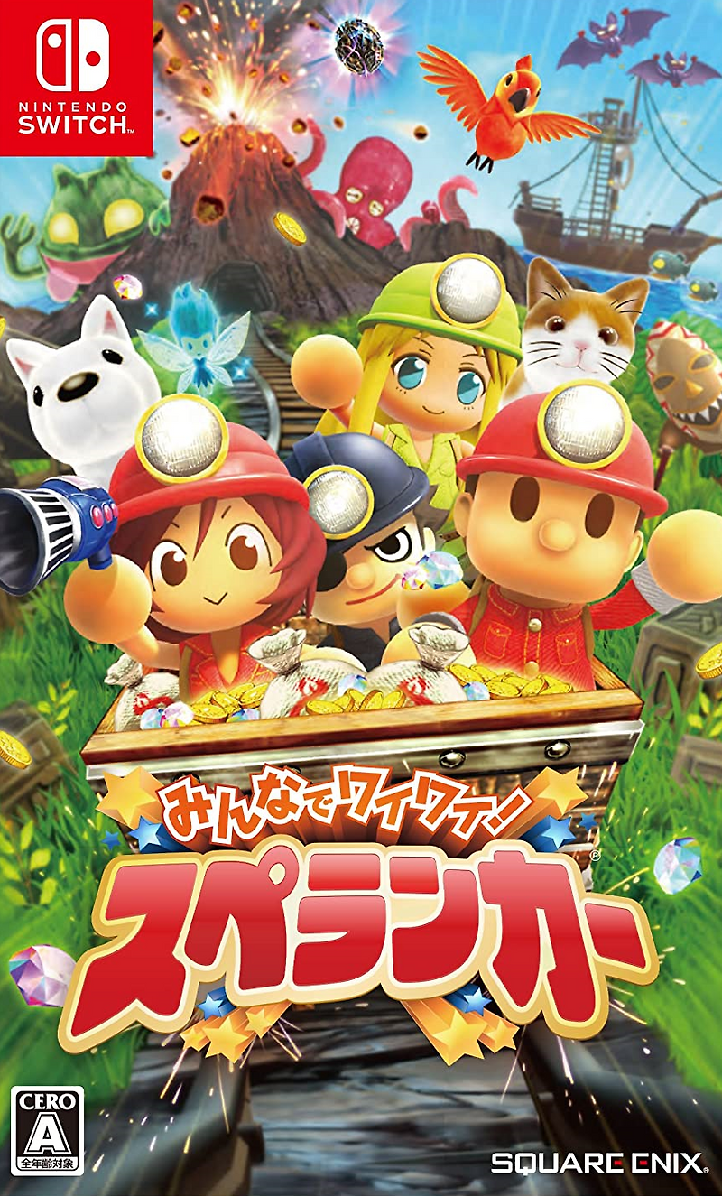 닌텐도 스위치 / Nintendo Switch - 다같이 와글와글! 스페랑카 (Minna de Waiwai! Spelunker - みんなでワイワイ！スペランカー)