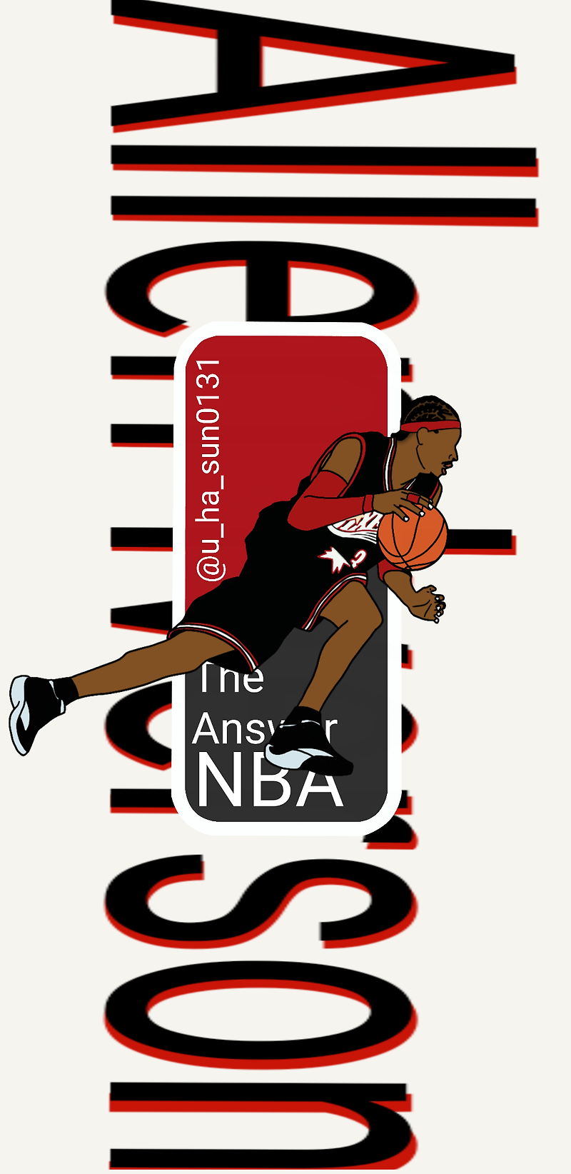 NBA선수 배경화면(앨런 아이버슨, 야니스 아데토 쿰보) 배경화면