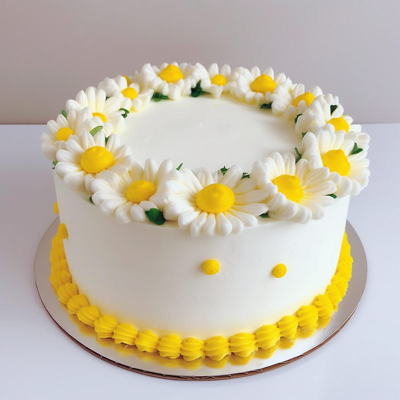 봄의 감성으로 표현하는 생일 케이크 디자인, 특별한 순간을 만들어보세요