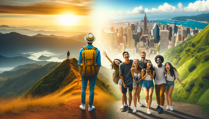 혼자 여행 VS 그룹 여행: 완벽한 여행을 위한 장단점 비교 가이드