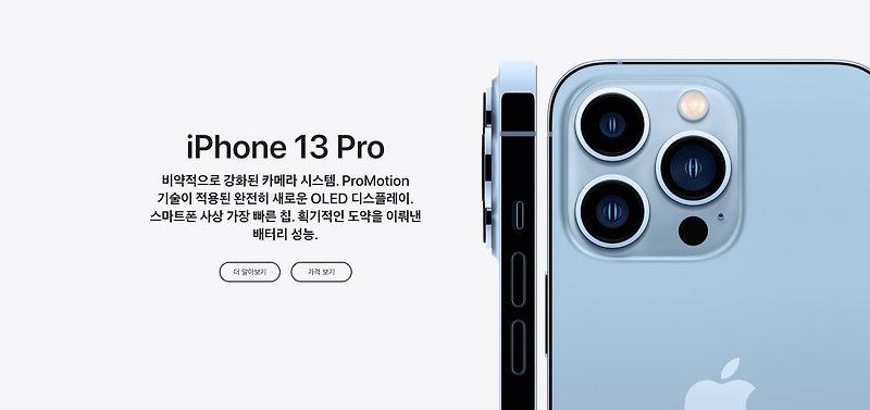 아이폰 13 아이폰13프로 출시일과 용량 그리고 가격 정보