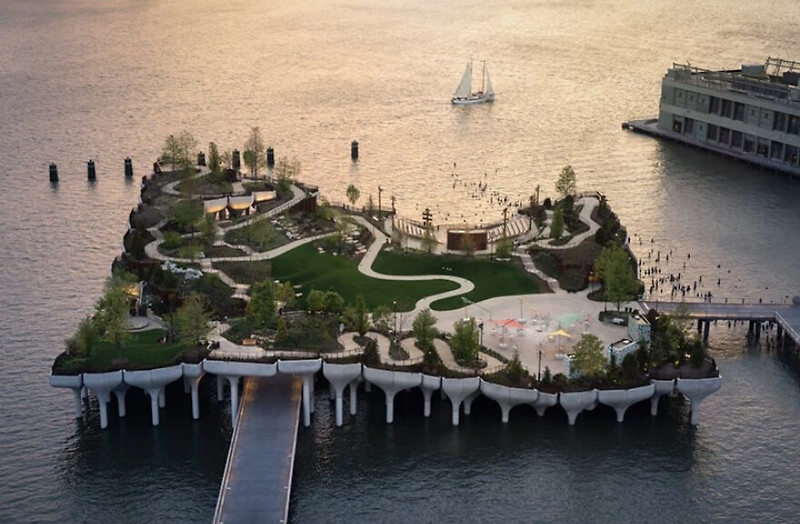 뉴욕의 새로운 아이콘 '리틀 아일랜드' VIDEO:heatherwick studio's 'little island' in new york