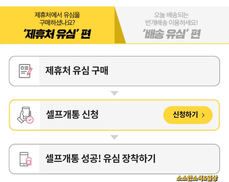 헬로모바일 알뜰폰 셀프개통, 이 글 보시면 5분안에 가능합니다