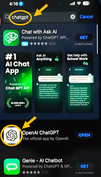 chat GPT가 마침내 iPhone에 이제 대화할 수도 있게 출시 !