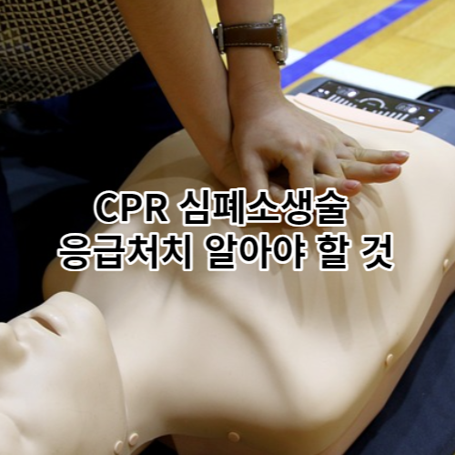 뇌사를 막아라. CPR 심폐소생술 응급처치 알아야 할 것