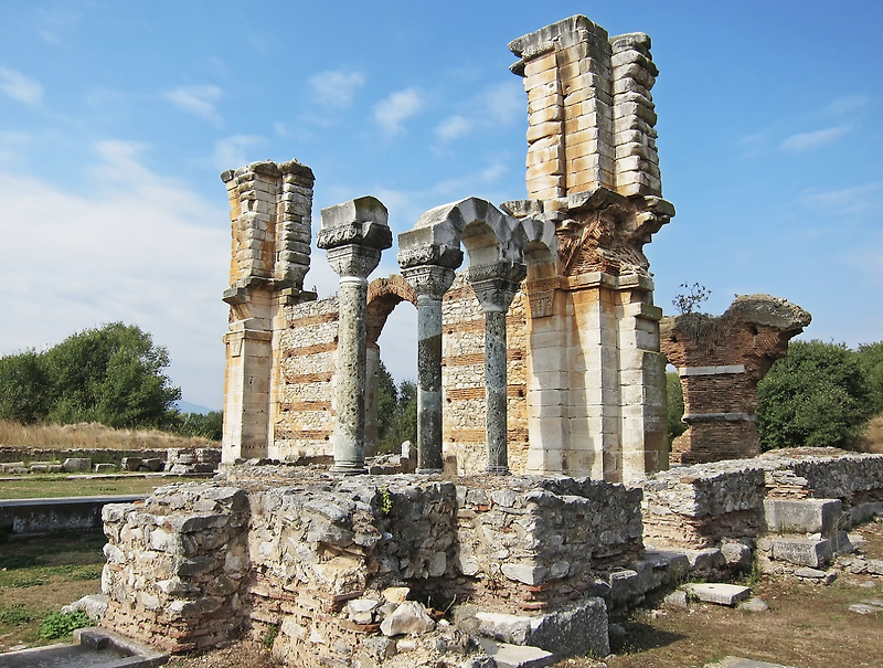 <그리스>빌립보, 마게도냐의 수도, 유럽에서 세운 첫 교회가 있는 곳