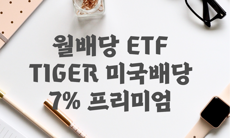 월배당 ETF - TIGER 미국배당 +7%프리미엄 다우존스