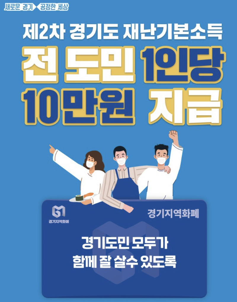 경기도 재난기본소득 신청방법