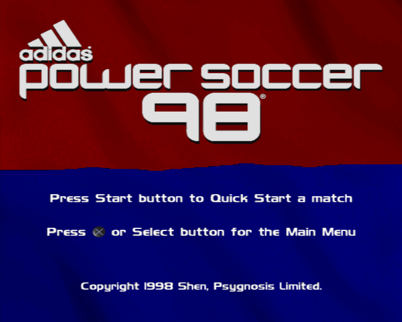 PS1 - Adidas Power Soccer 98 (USA - 받기)