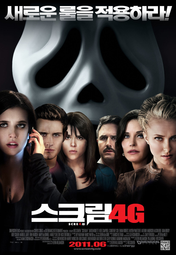 영화 'Scream4'의  줄거리 및 등장인물, 국내외 반응