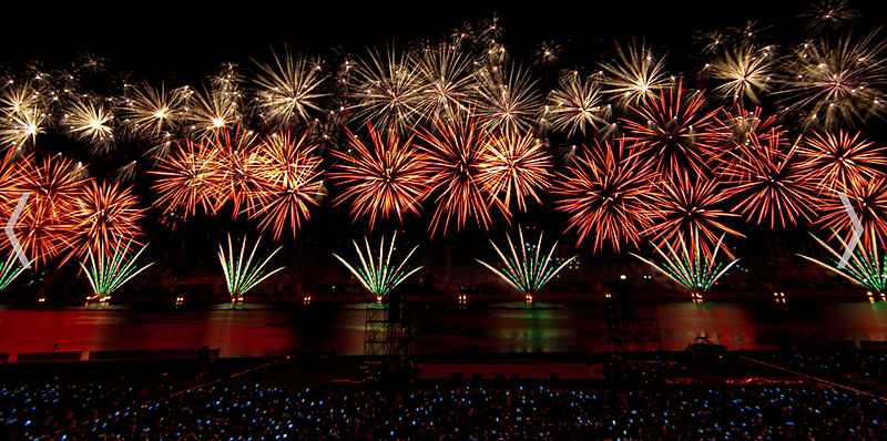 포항국제불빛축제 : 4년만에 포항 밤하늘을 비추다