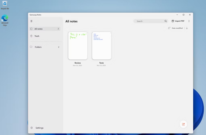 윈도우 PC에서 삼성노트 앱을 다운로드 하는 방법