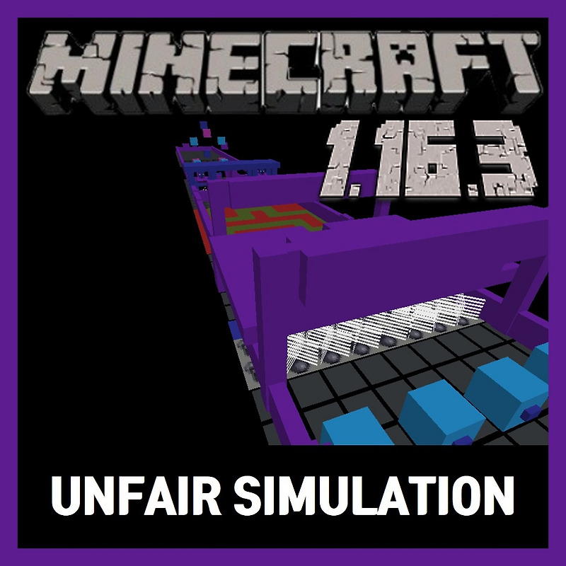 마인크래프트 1.16.3 탈출맵 다운 UNFAIR SIMULATION